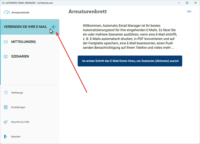 Verknüpfen Sie Ihre E-Mail