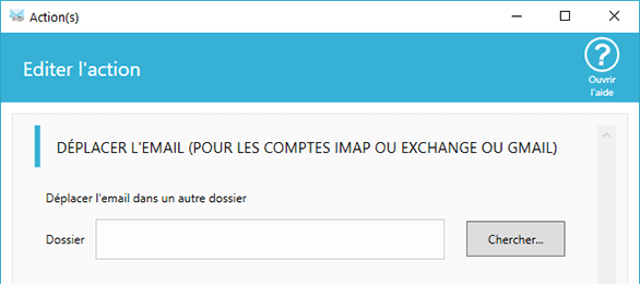 Déplacer les emails automatiquement