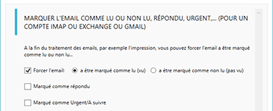 changer le statut du mail