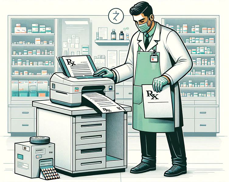 Print prescriptions automatically