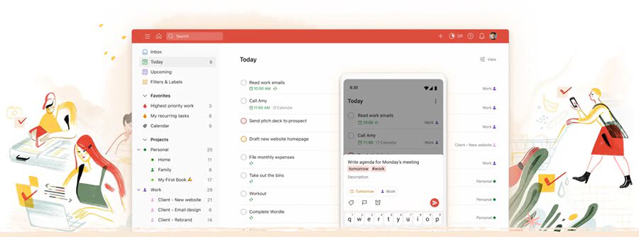Todoist automation with email