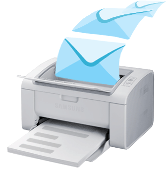 Aktionen zum Drucken von E-Mails