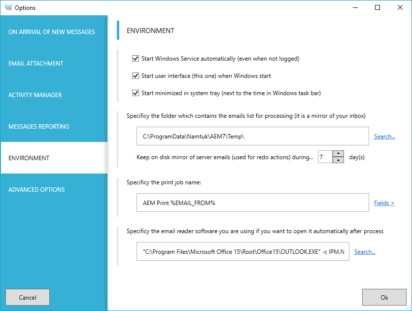 stop Windows service